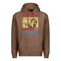 Chestnut socialism Premium Hoodie - DesigneFamous