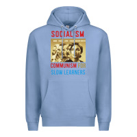 Colony Blue socialism Premium Hoodie - DesigneFamous