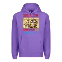 Purple socialism Premium Hoodie - DesigneFamous