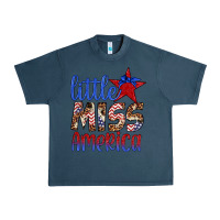 Midnight Navy little miss america Urban Heavy Tee - Artiststas