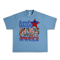 Pebble Blue little miss america Urban Heavy Tee - Artiststas
