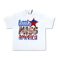 White little miss america Urban Heavy Tee - Artiststas