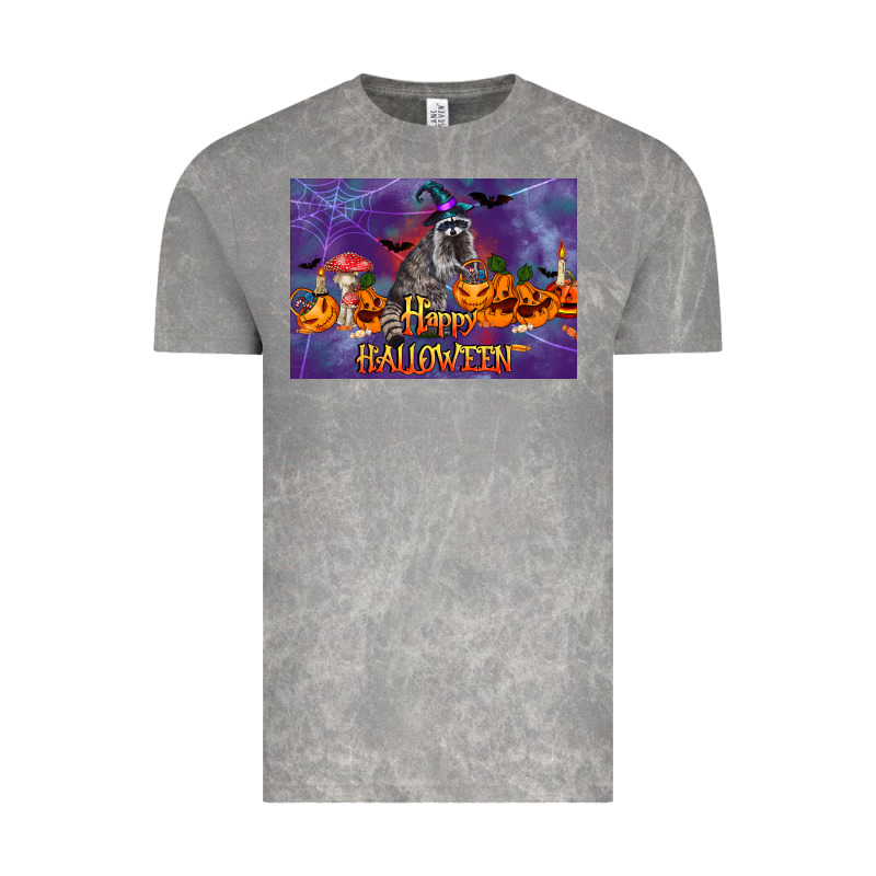 Happy Halloween Raccoon Vintage Tee by LillyAllenDesigns | Teevron
