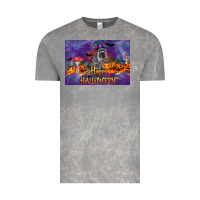 Cloud Rock Happy Halloween Raccoon Vintage Tee - LillyAllenDesigns