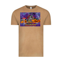 Vintage Camel Happy Halloween Raccoon Vintage Tee - LillyAllenDesigns