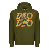 Army Green jojo bizarre Premium Hoodie - DesigneFamous