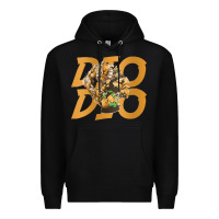 Black jojo bizarre Premium Hoodie - DesigneFamous