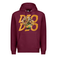 Burgundy jojo bizarre Premium Hoodie - DesigneFamous