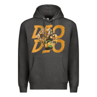 Charcoal Heather jojo bizarre Premium Hoodie - DesigneFamous