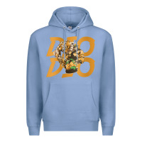 Colony Blue jojo bizarre Premium Hoodie - DesigneFamous