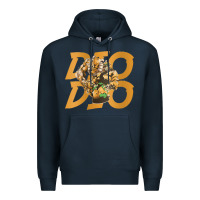 Navy jojo bizarre Premium Hoodie - DesigneFamous