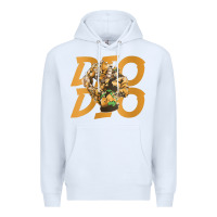 White jojo bizarre Premium Hoodie - DesigneFamous