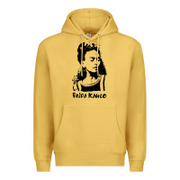 Antique Gold frida kahlo Premium Hoodie - DesigneFamous