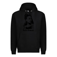 Black frida kahlo Premium Hoodie - DesigneFamous