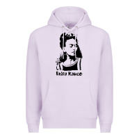 Lilac frida kahlo Premium Hoodie - DesigneFamous