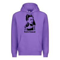 Purple frida kahlo Premium Hoodie - DesigneFamous