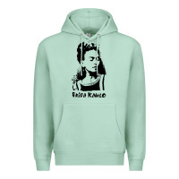 Seafoam frida kahlo Premium Hoodie - DesigneFamous