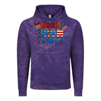 Cloud Purple boom boom baby 4th of july Vintage Hoodie - BarkalooDesign