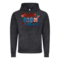 Vintage Black boom boom baby 4th of july Vintage Hoodie - BarkalooDesign