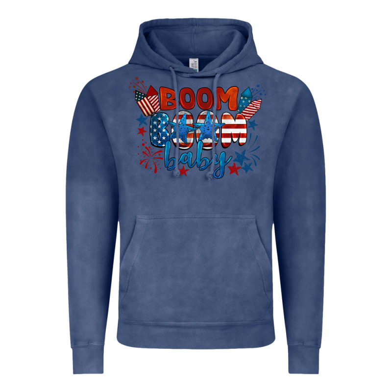 Boom Boom Baby 4th Of July Vintage Hoodie by BarkalooDesign | Teevron