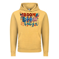 Vintage Mustard boom boom baby 4th of july Vintage Hoodie - BarkalooDesign