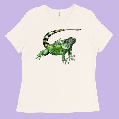 İguana Ladies Tee Designed By Lillyallendesigns