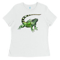 White İguana Ladies Tee - LillyAllenDesigns
