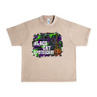 French Oak black cat apothecary Urban Heavy Tee - SublimationCraftShop