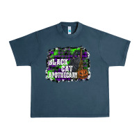 Midnight Navy black cat apothecary Urban Heavy Tee - SublimationCraftShop