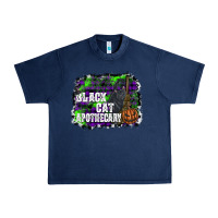 Navy black cat apothecary Urban Heavy Tee - SublimationCraftShop
