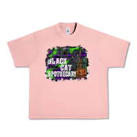 Salmon black cat apothecary Urban Heavy Tee - SublimationCraftShop