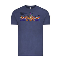 Vintage Denim Happy Halloween Raccon Vintage Tee - LillyAllenDesigns