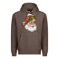 Coffee santa with snow Premium Hoodie - RanaPortraitStore
