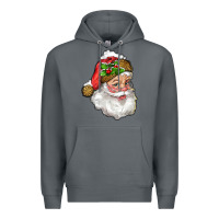 Rock santa with snow Premium Hoodie - RanaPortraitStore