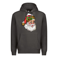 Smoke santa with snow Premium Hoodie - RanaPortraitStore