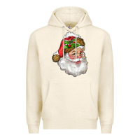 Tofu santa with snow Premium Hoodie - RanaPortraitStore