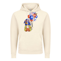 Vintage Artic patriotic gnome balloon Vintage Hoodie - BarkalooDesign