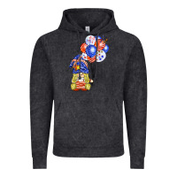 Vintage Black patriotic gnome balloon Vintage Hoodie - BarkalooDesign