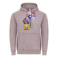 Vintage Zinc patriotic gnome balloon Vintage Hoodie - BarkalooDesign
