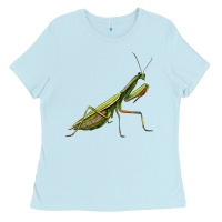 Baby Blue mantis Ladies Tee - LillyAllenDesigns