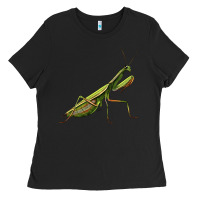 Black mantis Ladies Tee - LillyAllenDesigns