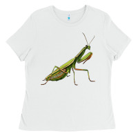 White mantis Ladies Tee - LillyAllenDesigns