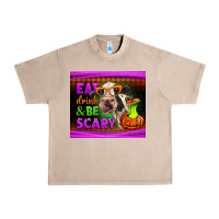 French Oak eat drink and be scary cow Urban Heavy Tee - LillyAllenDesigns