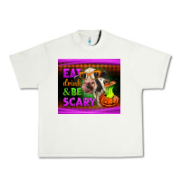 Pistachio eat drink and be scary cow Urban Heavy Tee - LillyAllenDesigns