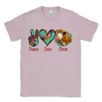Lilac Peace Love Cows Classic Tee - Jasminsmagicworld