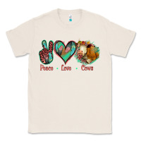 Natural Peace Love Cows Classic Tee - Jasminsmagicworld