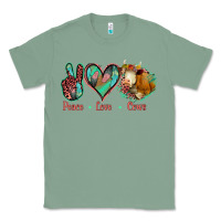 Sage Peace Love Cows Classic Tee - Jasminsmagicworld