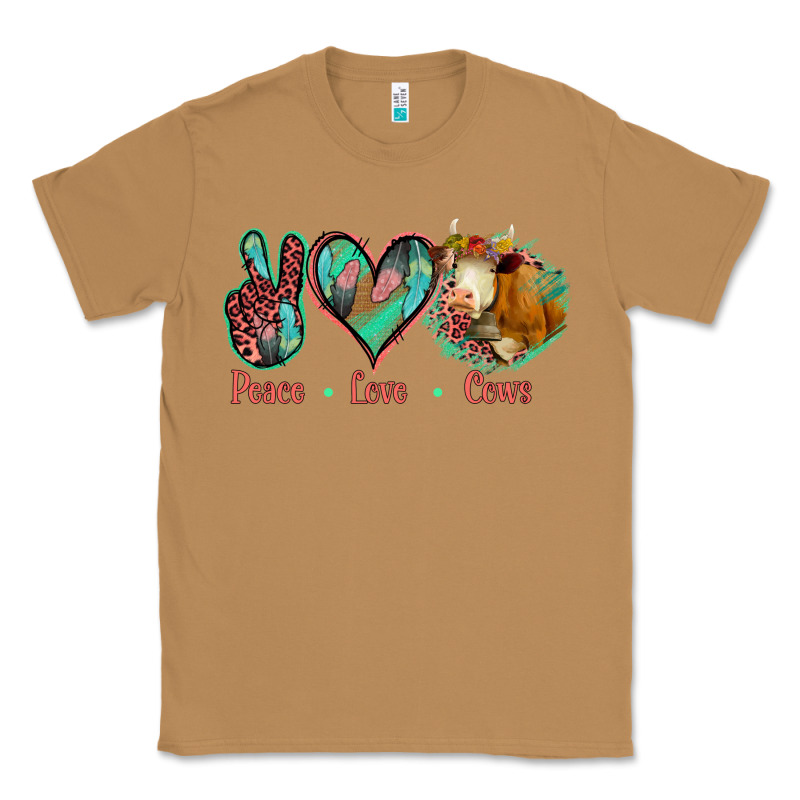 Peace Love Cows Classic Tee by Jasminsmagicworld | Teevron