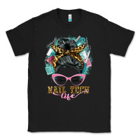 Black nail tech life messy bun Classic Tee - BarkalooDesign