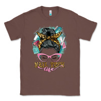 Chestnut nail tech life messy bun Classic Tee - BarkalooDesign
